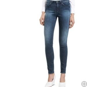Acne Studios Skin 5 Midrise Jeans Urban Wash